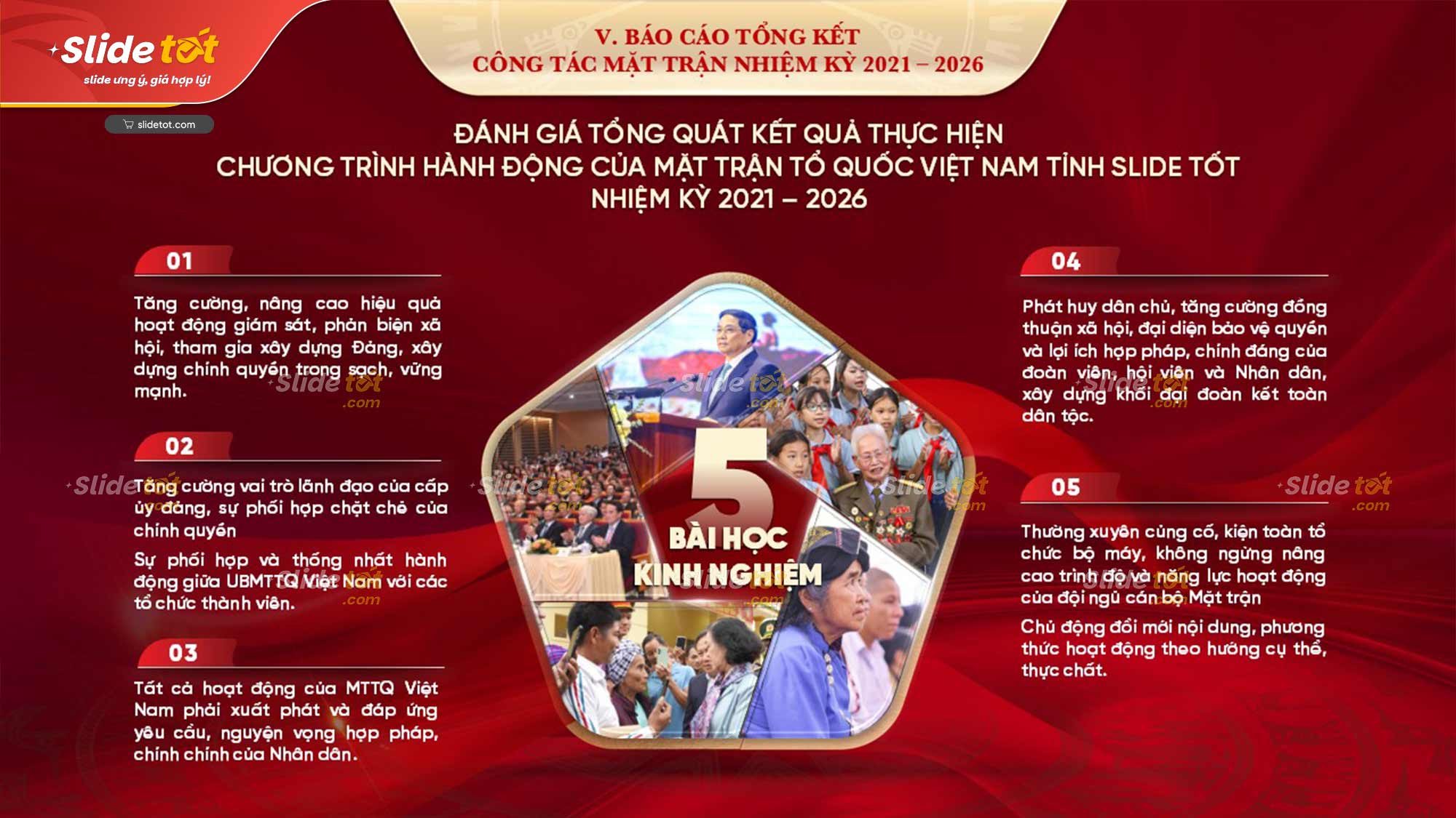 Mẫu Slide Đại hội Mặt trận tổ quốc Việt Nam 7 Mẫu Slide Đại hội Mặt trận tổ quốc Việt Nam - Ảnh 6