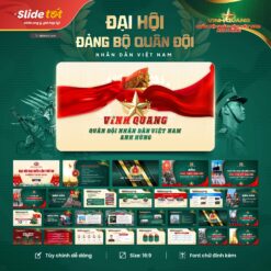 Mẫu Slide Đại hội Đảng bộ Quân đội - Slidetot