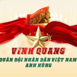 Kho mẫu slide powerpoint thuyết trình đẹp-giá tốt 7 Mẫu Slide Đại hội Đảng bộ Quân đội - Slidetot