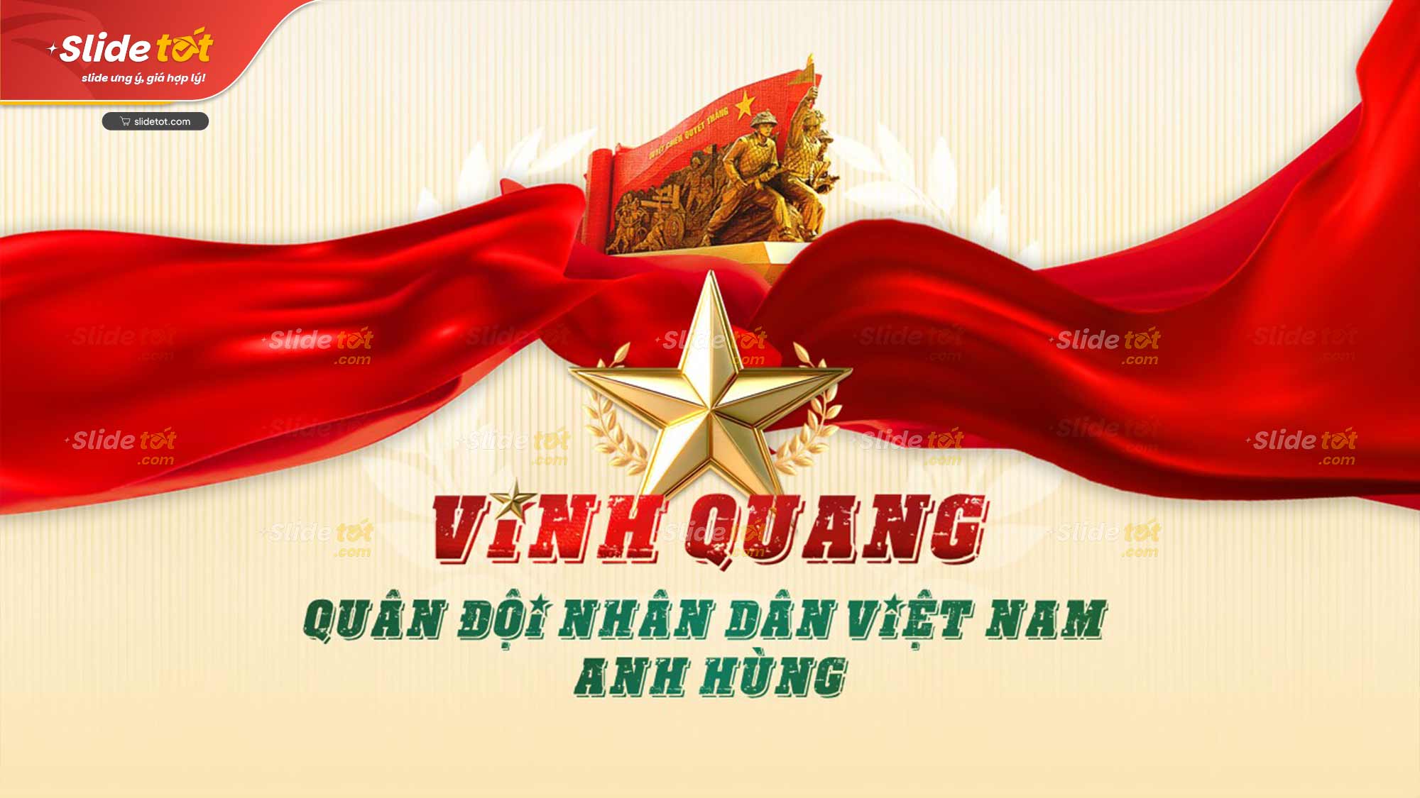 Mẫu Slide Đại hội Đảng bộ Quân đội 3 Mẫu Slide Đại hội Đảng bộ Quân đội - Slidetot